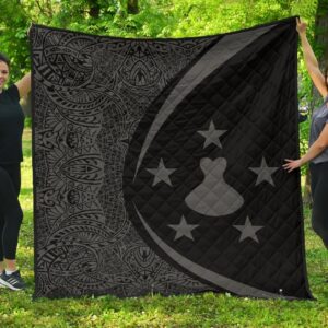 Austral Islands Flag Polynesian Premium Quilt  Circle Style  09 J2  Quilt